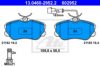 ATE 13.0460-2952.2 Brake Pad Set, disc brake